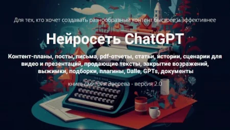 Скачать курс «Нейросеть ChatGPT 2.0» [Дмитрий Зверев] | ChatGPT - Обучение Бесплатно